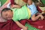Bé trai sơ sinh bị bỏ rơi tại bệnh viện Hương Sơn