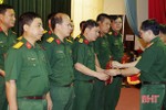 Thăng quân hàm cấp tá cho 54 sĩ quan quân đội Hà Tĩnh