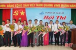 10 cán bộ, công chức Can Lộc thi tài báo cáo viên giỏi cấp huyện