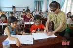 Xóa mù chữ Braille cho hàng chục trẻ em Hà Tĩnh