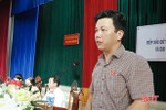 Cử tri Can Lộc đề nghị tiếp tục đánh mạnh các loại tội phạm