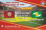 Miễn phí vé vào sân trận derby xứ Nghệ mừng khai trương SVĐ Hà Tĩnh