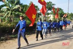Không quản ngại nắng nóng, sinh viên cả nước tình nguyện hè ở Hà Tĩnh