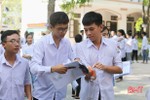 Sáng nay, hơn 12.500 thí sinh Hà Tĩnh thi tổ hợp khoa học xã hội