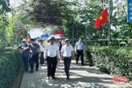 Đoàn Cục Thi đua - Khen thưởng Lào tham quan nông thôn mới Hà Tĩnh