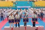 Hà Tĩnh giành 26 huy chương tại Giải Karatedo Nghĩa Dũng
