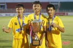 3 cầu thủ người Hà Tĩnh cùng U15 SLNA vô địch giải quốc gia
