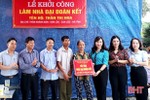 90 triệu đồng hỗ trợ thương binh khó khăn ở Can Lộc xây nhà kiên cố