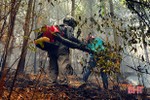 Lại cháy rừng thông trên 40 năm tuổi ở huyện miền núi Hà Tĩnh