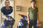 Hai đối tượng từ Hương Khê xuôi Hồng Lĩnh “chôm” xe máy!
