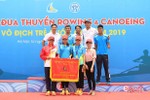 Hà Tĩnh giành 7 huy chương Giải đua thuyền Rowing và Canoeing