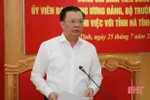 Bộ trưởng Đinh Tiến Dũng: Hà Tĩnh tăng trưởng kinh tế, thu ngân sách thuộc nhóm cao cả nước
