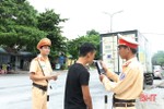 Vũ Quang xử lý 40 trường hợp vi phạm ATGT sau 1 tuần ra quân