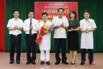 Bác sỹ Hoàng Quang Trung được bổ nhiệm làm Giám đốc Bệnh viện Đa khoa Hà Tĩnh