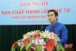 Tỉnh đoàn Hà Tĩnh bầu tân Bí thư nhiệm kỳ 2017-2022