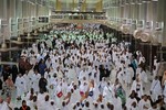 Khoảng 2,5 triệu tín đồ Hồi giáo bắt đầu hành hương về Mecca