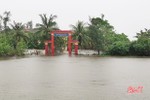 Sau 4 ngày mưa lớn, Cẩm Xuyên và Can Lộc bắt đầu ngập cục bộ