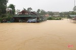 Tình trạng ngập lụt sâu tiếp tục diễn ra tại Hà Tĩnh