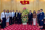 Thường trực Tỉnh ủy Hà Tĩnh chúc mừng Học viện Chính trị Quốc gia Hồ Chí Minh