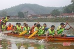 Gần 150 tay chèo ở Vũ Quang đua tài trên sông Ngàn Trươi