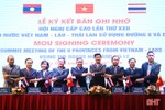Hội nghị cấp cao 9 tỉnh, 3 nước Việt Nam - Lào - Thái Lan sử dụng đường 8 và đường 12 lần thứ XXII thành công tốt đẹp