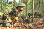 Lực lượng DBĐV Hương Khê vượt nắng thắng mưa, say sưa luyện tập
