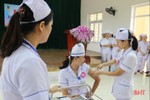 Cán bộ Bệnh viện Đa khoa thị xã Hồng Lĩnh thi tay nghề giỏi
