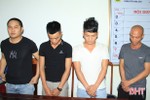 Tổ chức sinh nhật bằng… ma túy, 4 đối tượng bị Công an Can Lộc bắt giữ