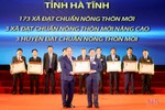 Hà Tĩnh vinh dự đón nhận Huân chương Lao động hạng Nhất về xây dựng nông thôn mới