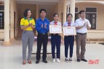 2 học sinh Hà Tĩnh trả lại 5 triệu đồng cho người đánh rơi