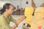 Độc đáo nghề đục tượng gỗ truyền thần ở Hà Tĩnh