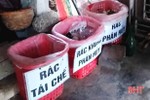 Gần 5.800 hộ dân Thạch Hà chia rác thành 3 giỏ tại nhà cho “dễ xử”!