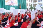 Học sinh Lộc Hà “rung chuông vàng” mừng Ngày Nhà giáo Việt Nam
