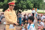 Gần 800 học sinh Lộc Hà được giáo dục Luật Giao thông đường bộ