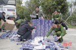 Thu giữ 10 ngàn bao thuốc lá lậu trên đường từ Quảng Trị ra Hà Nội