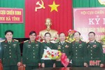 Lãnh đạo Bộ CHQS Hà Tĩnh chúc mừng Hội Cựu chiến binh