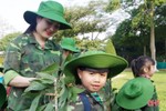 Chúng em làm chiến sỹ biên phòng – trải nghiệm bổ ích cho học sinh Hà Tĩnh