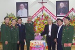 Bộ Tư lệnh Quân khu 4 chúc mừng Giáng sinh Giáo phận Hà Tĩnh