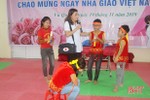 Học sinh Vũ Quang hào hứng với các hoạt động ngoại khóa