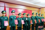 32 cán bộ BĐBP Hà Tĩnh được điều động, bổ nhiệm chức vụ mới