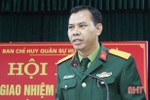 Trung tá Phan Huy Tiệp làm chính trị viên Ban chỉ huy Quân sự Thạch Hà