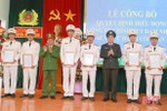 Điều động 23 công an chính quy về đảm nhiệm các chức danh công an 9 xã ở Hương Sơn và Lộc Hà