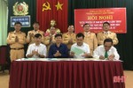 60 doanh nghiệp vận tải ở Hà Tĩnh cam kết chấp hành nghiêm Luật Giao thông