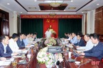 Ban Thường vụ Tỉnh ủy Hà Tĩnh hoàn thành kiểm điểm công tác lãnh đạo, chỉ đạo