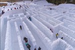 Mê cung tuyết rộng 2.500 mét vuông ở Ba Lan