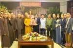 Ban Trị sự Phật giáo Hà Tĩnh chúc Tết Đảng bộ và nhân dân tỉnh nhà