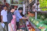 “Gác cửa” an toàn vệ sinh thực phẩm tại thị trường lớn nhất Hà Tĩnh