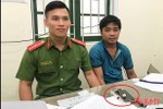 Công an Hương Sơn bắt quả tang đối tượng tàng trữ trái phép chất ma túy