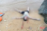 Thi thể nam sinh dạt vào bờ biển Kỳ Anh là 1 trong 2 học sinh đuối nước ở Thiên Cầm