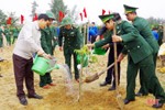 Lực lượng vũ trang Hà Tĩnh trồng hơn 35.000 cây xanh đầu năm